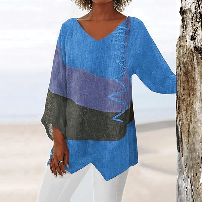 Sharon | Blusa de manga larga cómoda para el día a día
