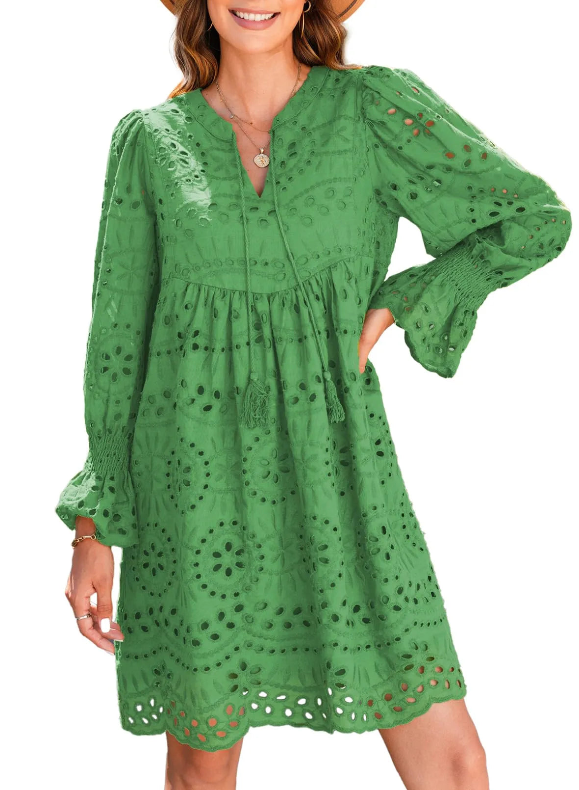 Kirelle - Vestido falda transpirable con escote en V
