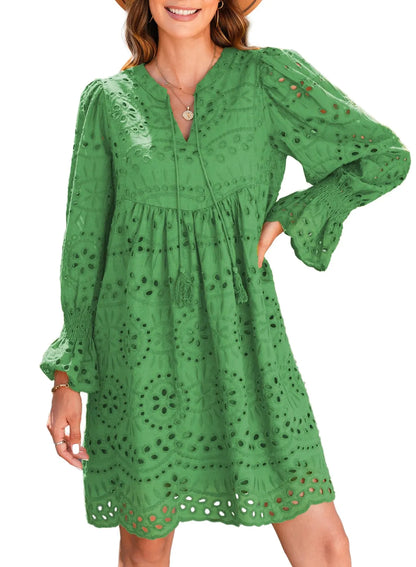 Kirelle - Vestido falda transpirable con escote en V