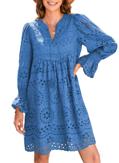 Kirelle - Vestido falda transpirable con escote en V