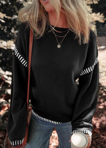 Marisa | Suéter Chic de Contraste