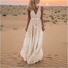 Ismena - Vestido Maxi Bohemio con Lunares
