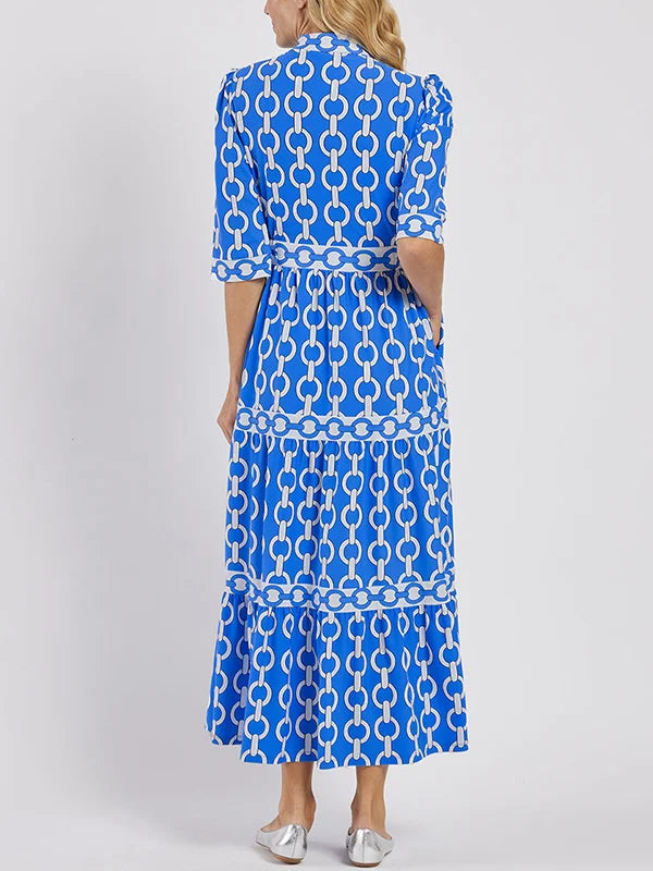 Juliette | Vestido midi de eslabones de cadena