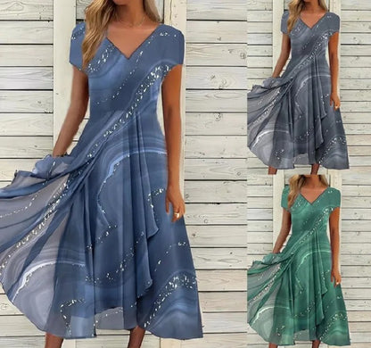 Yana | Vestido midi con escote en V
