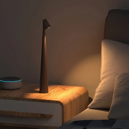 Lámpara de mesa moderna LED inalámbrica con control táctil