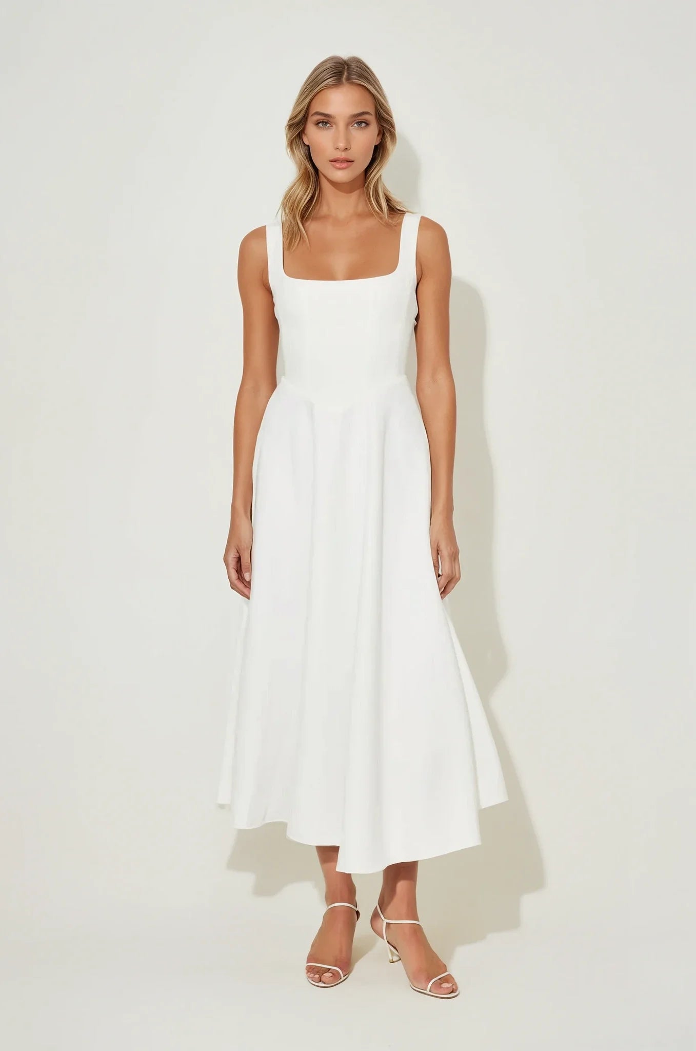 Vestido Midi Sofisticado Sofia