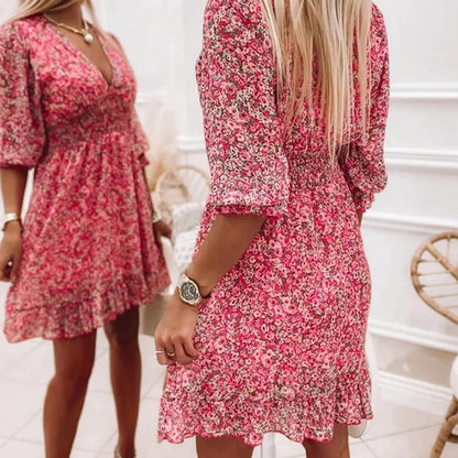Ja'Net | Vestido Floral Elegante