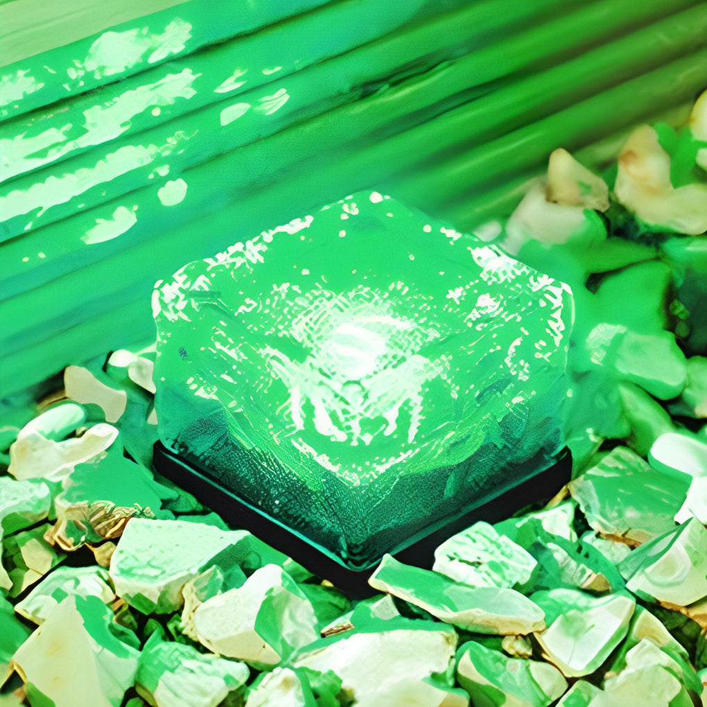 Garden Solar Glass Brick Path Lights