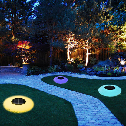 Luces solares flotantes LED para piscina exteriores