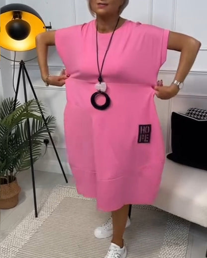 Cleo - Vestido elegante de manga corta