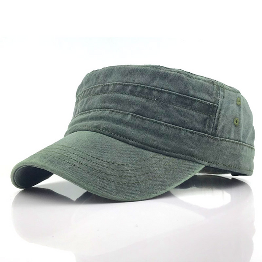 Retro Army Cap for Men - Classic Look, Modern Details