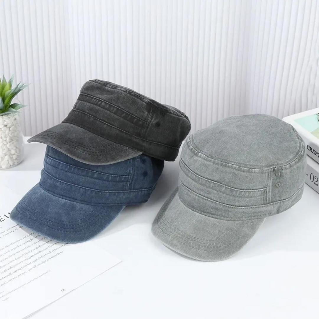 Gorra de ejército retro para hombres - aspecto clásico, detalles modernos