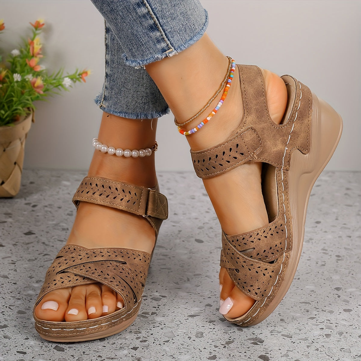 Bonna | Sandalias de tacón de comodidad diaria