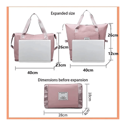 PackMaster Pro™ - La borsa espandibile che può contenere 5 giorni di viaggio nel tuo bagaglio a mano