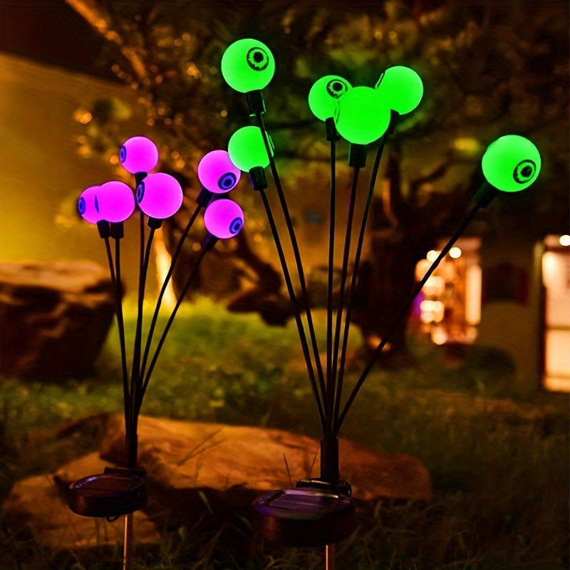 Luces de jardín orbes solares LED de Halloween