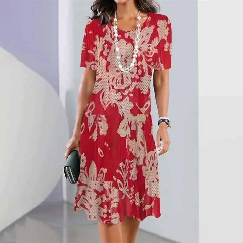 Dollie | Vestido plisado para mujer con bloques de color