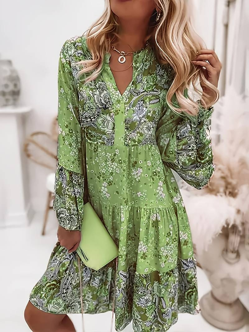 Asley | Vestido Boho Impreso