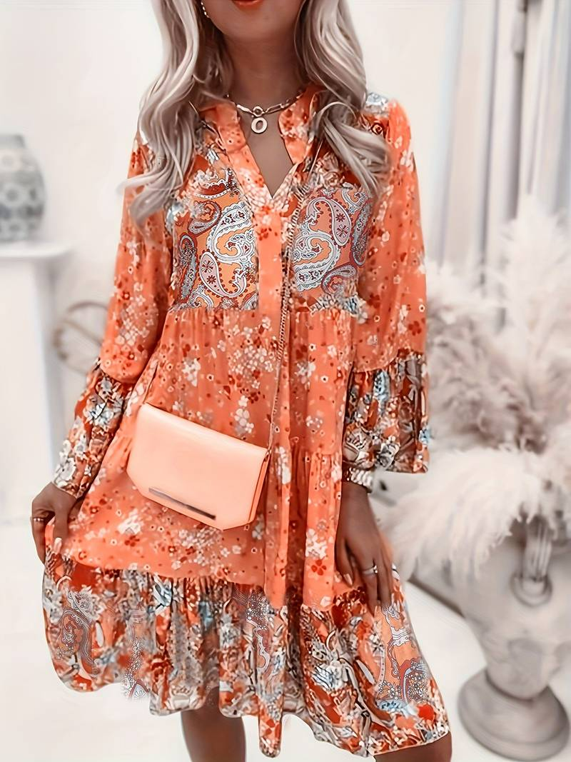 Asley | Vestido Boho Impreso