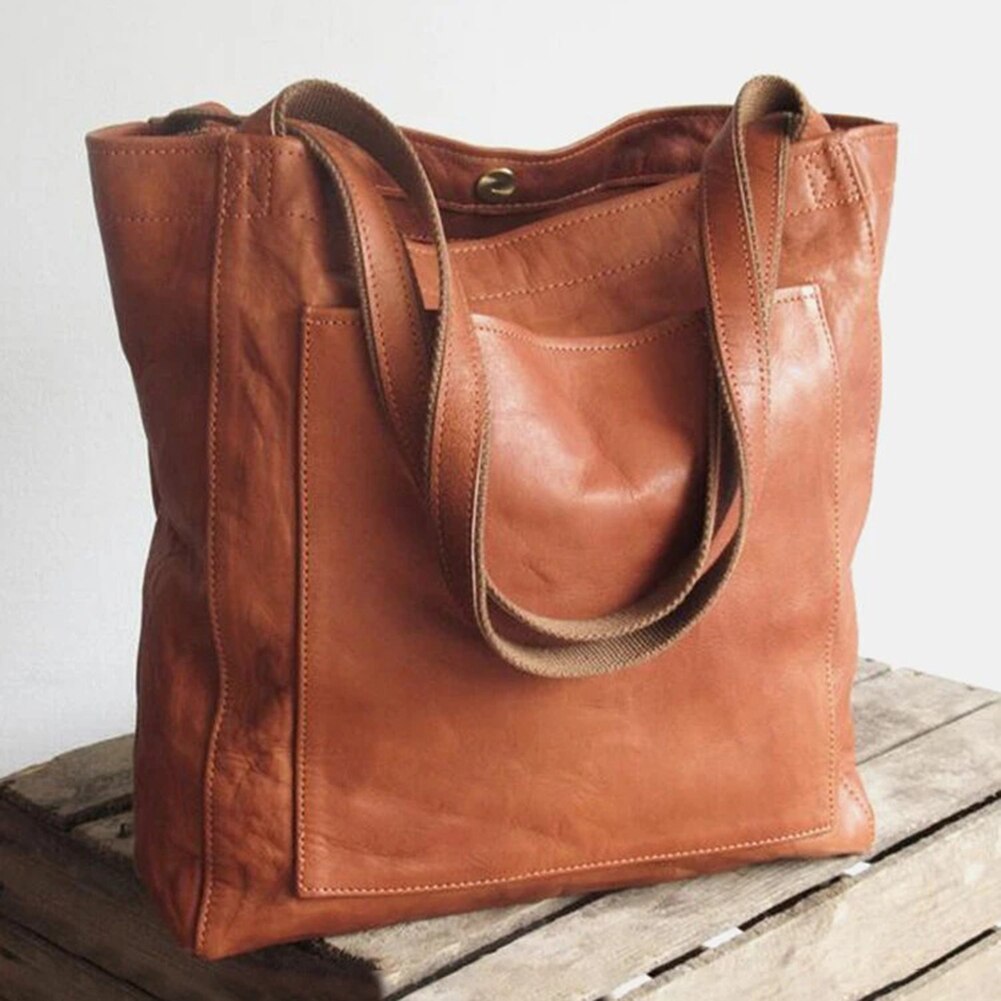 Women's Leather Handbag - Avery