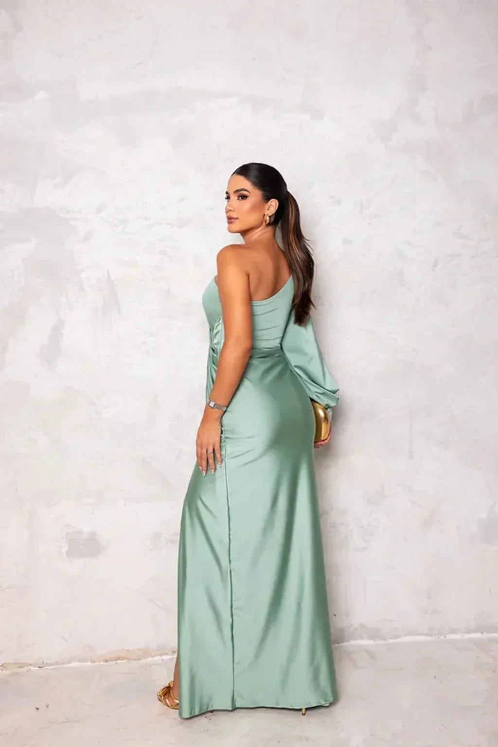 Amison | Vestido Maxi Elegante con Abertura