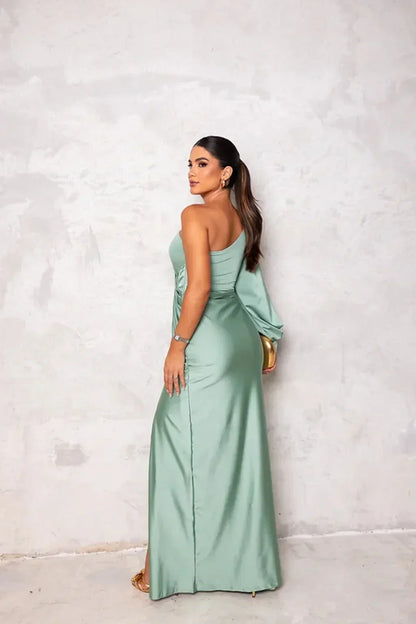 Amison | Vestido Maxi Elegante con Abertura