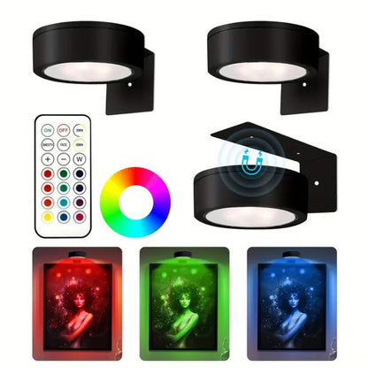 1+1 Gratis | Luz de cuadro LED magnética – Regulable y recargable