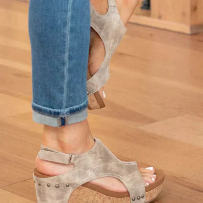 Yula | Sandalias de cuña elegantes