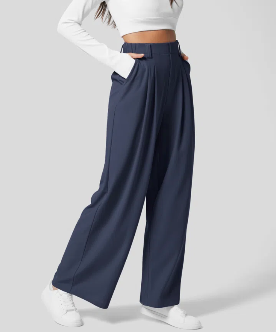 ALDEN™ - Elegantes pantalones de cintura alta
