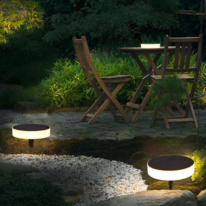 Garden Lights Solar Powered LED Ground Discs