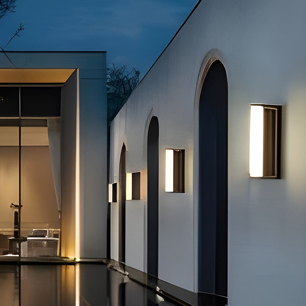 Outdoor Wall Light Modern Solar LED Lamp