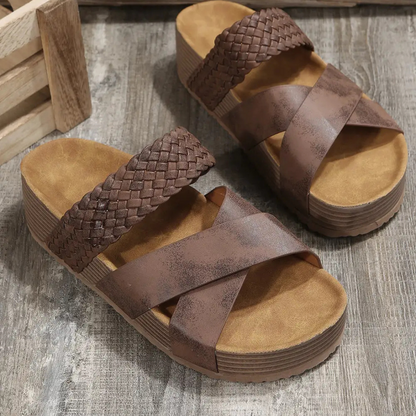 Nova – Sandali slip-on in pelle PU