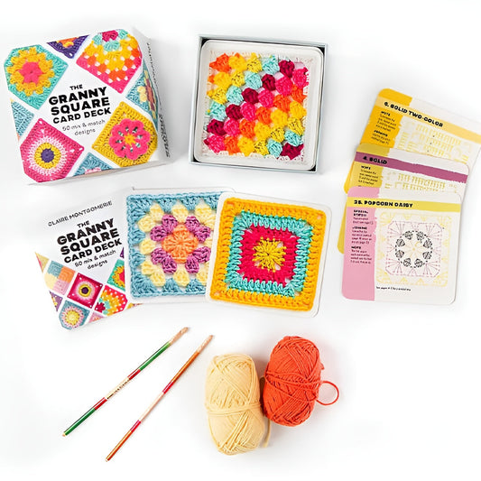ColorCrafter - El Set de Tarjetas Granny Square - 50 piezas