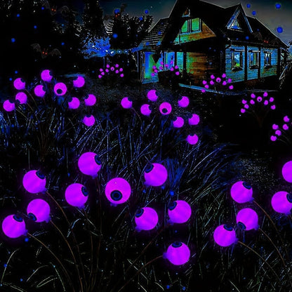 Luces de jardín orbes solares LED de Halloween