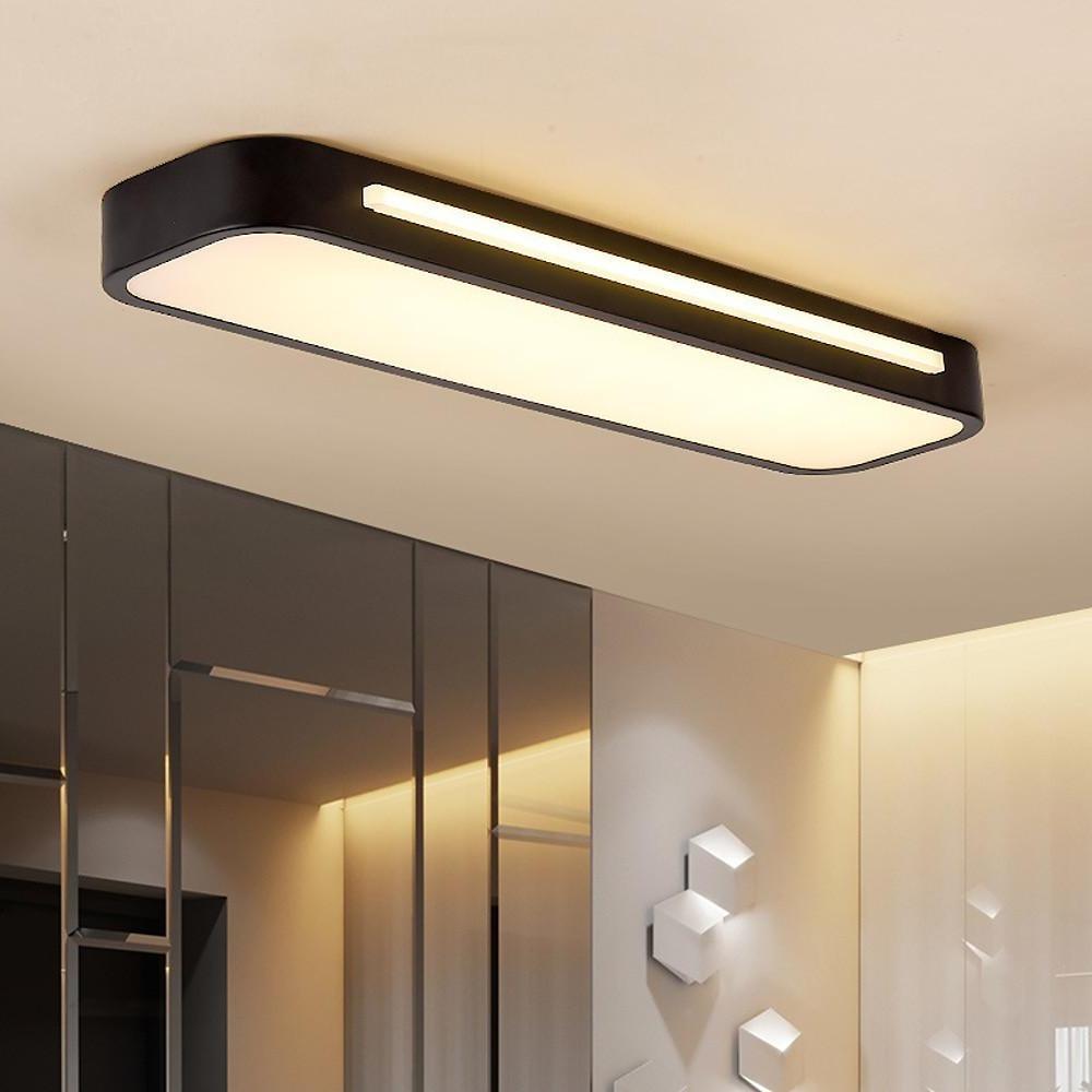Lámpara de techo LED larga minimalista nórdica