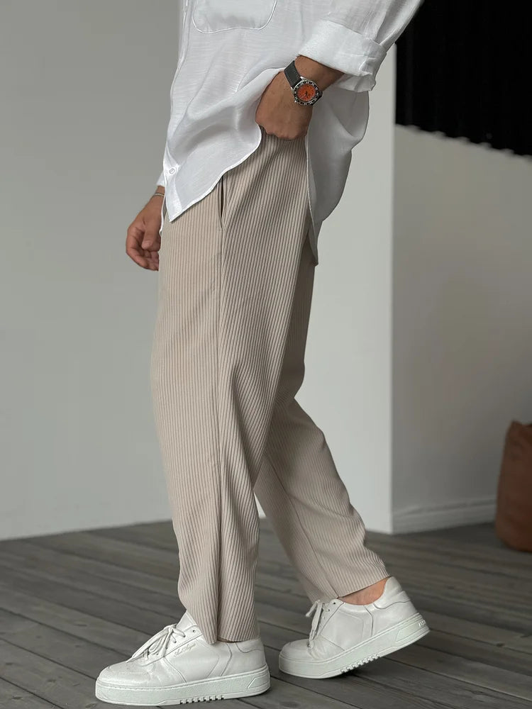 Feli - Pantalones de Lujo Suaves para Hombre
