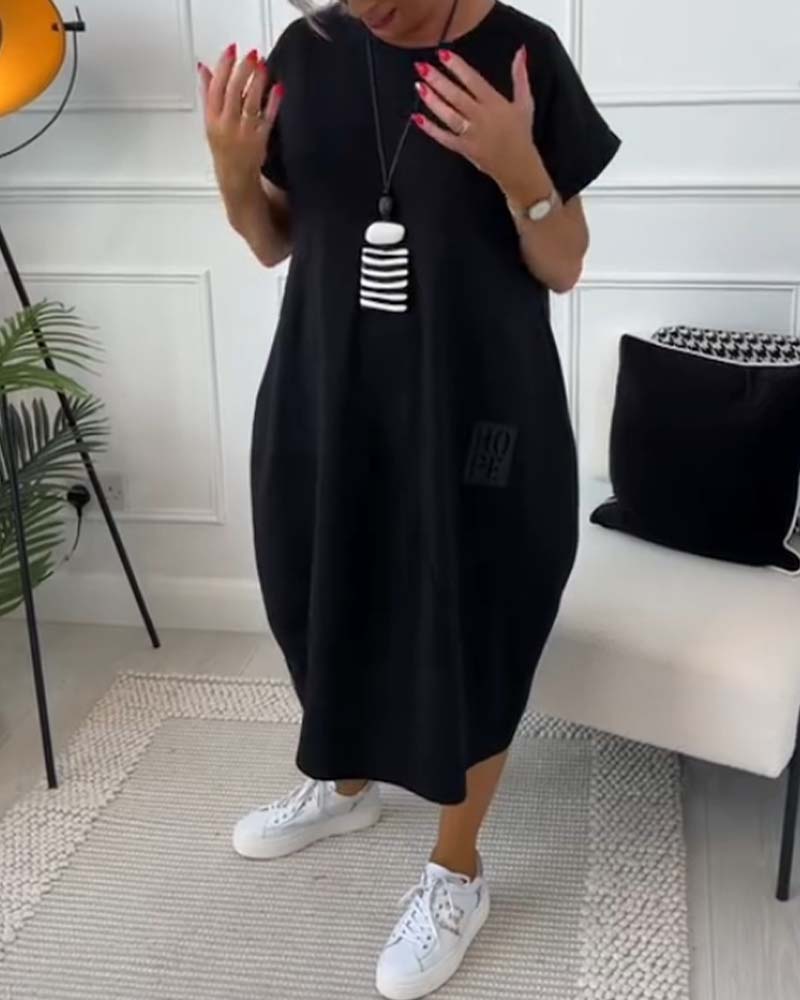 Cleo - Vestido elegante de manga corta