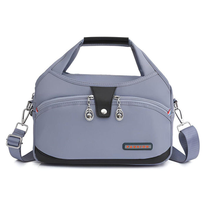 Bolsa cruzada impermeable versátil con características antirrobo