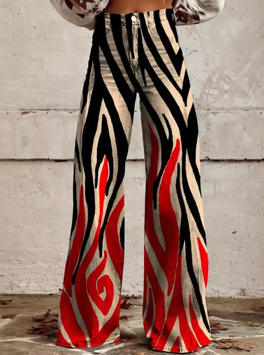 Fabiany | Pantalones de pierna ancha Boho Spirit