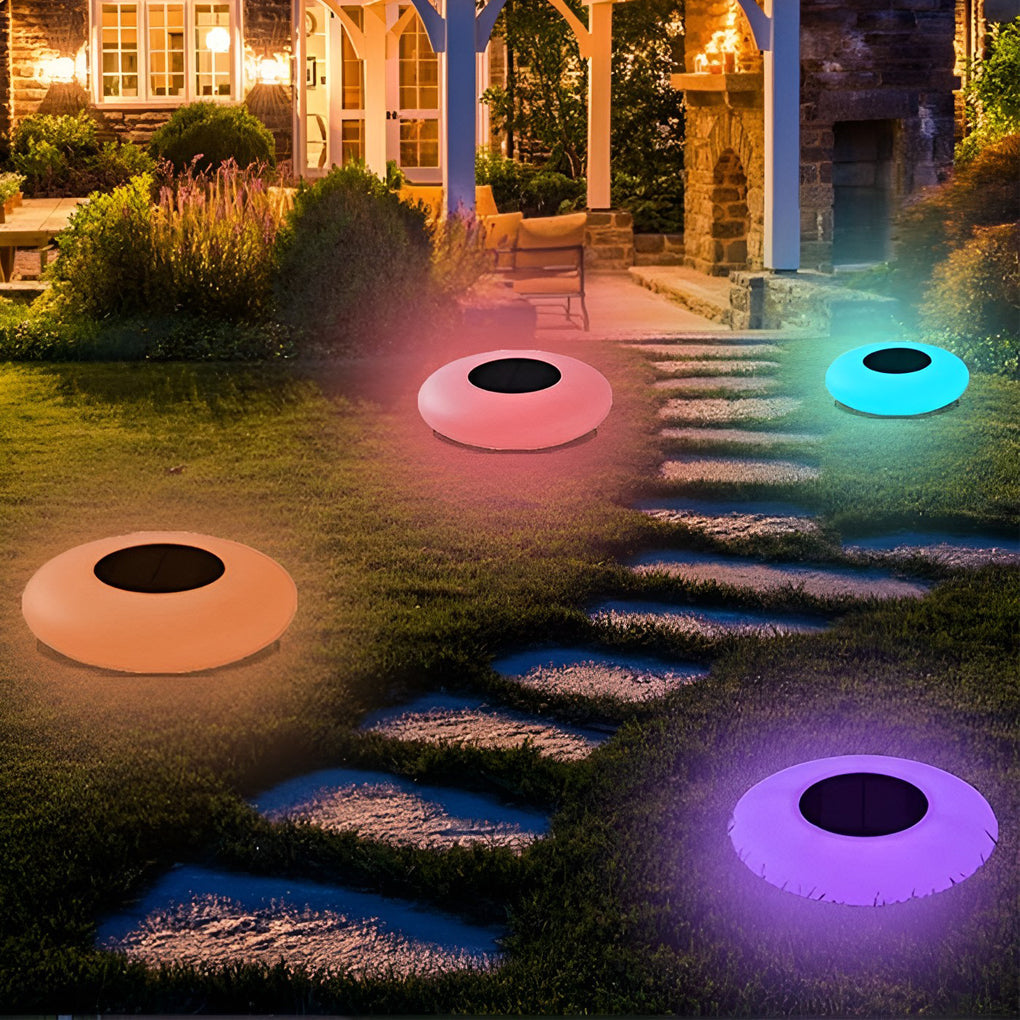 Luces solares flotantes LED para piscina exteriores