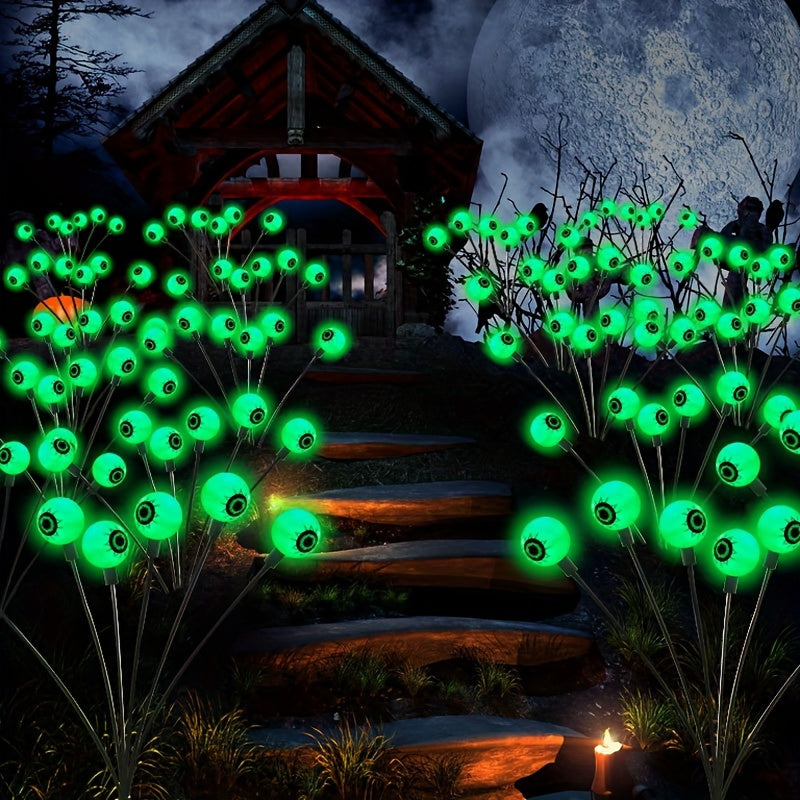 Luces de jardín orbes solares LED de Halloween