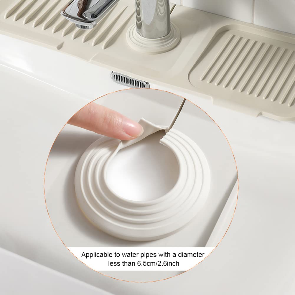 Protector contra salpicaduras AquaShield para fregadero | Protector de silicona para fregadero de cocina