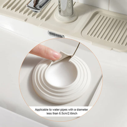 Protector contra salpicaduras AquaShield para fregadero | Protector de silicona para fregadero de cocina