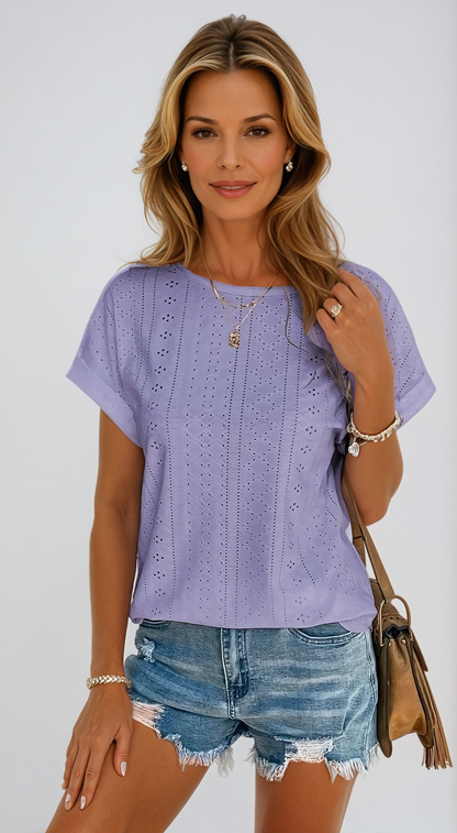 Eira | Top de Cuello Redondo de Verano