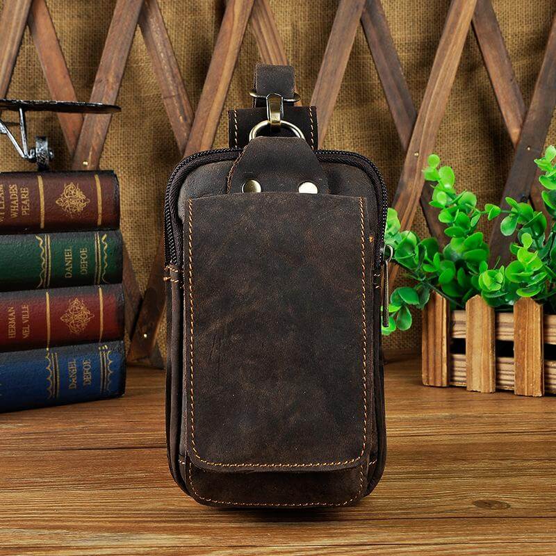 Robert - Bolso cruzado de cuero vegano vintage
