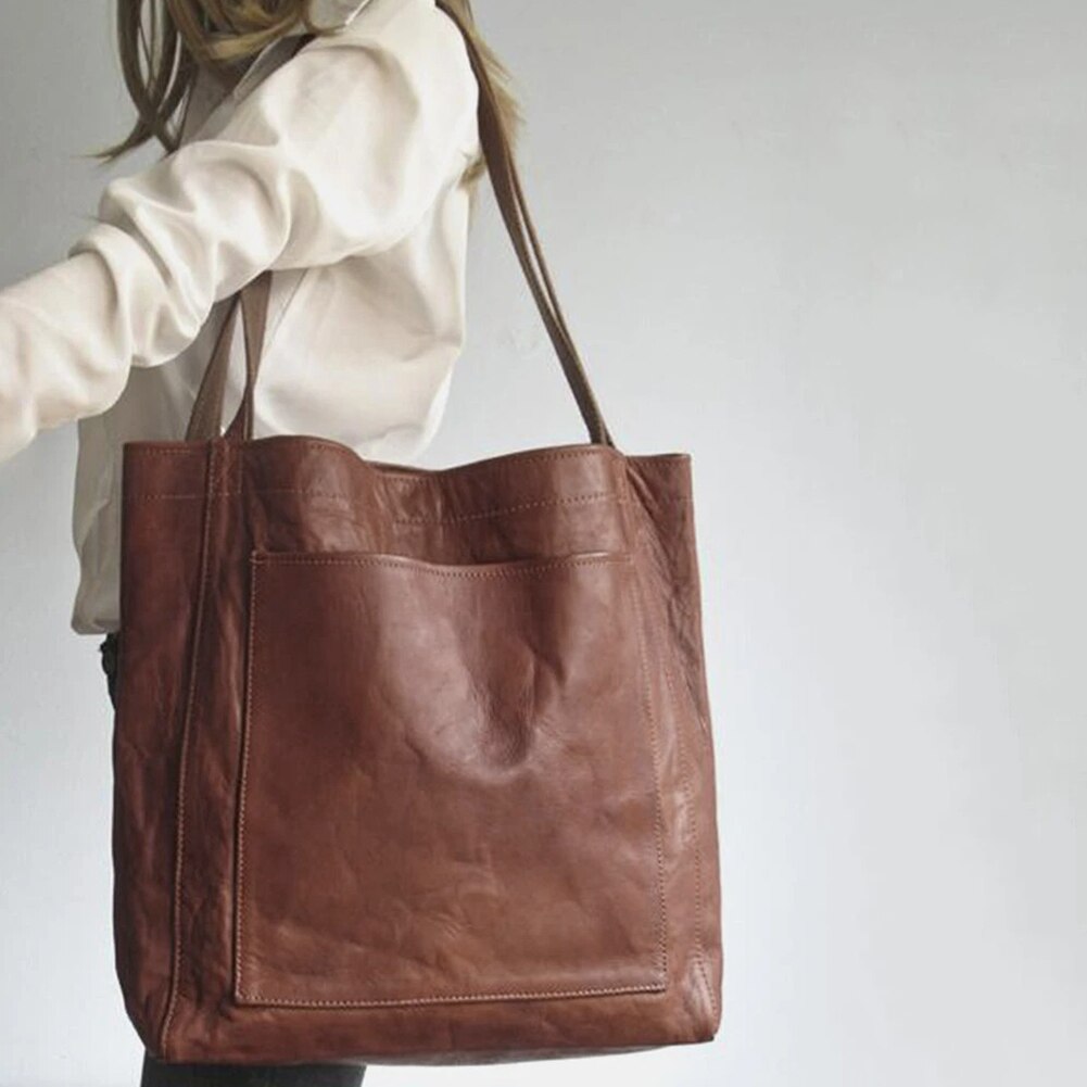 Women's Leather Handbag - Avery