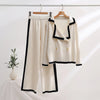 Zulaykha - Set maglione e pantaloni lavorati a maglia