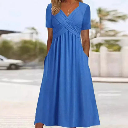 Frances - Vestido de Elegancia Sofisticada y Halagadora