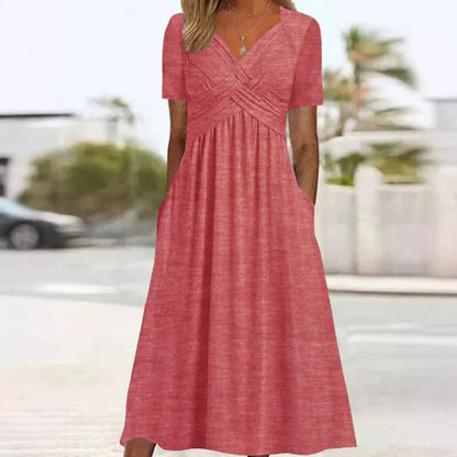 Frances - Vestido de Elegancia Sofisticada y Halagadora