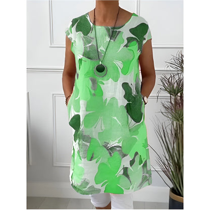 Evelyn - Vestido casual con bolsillos y manga corta