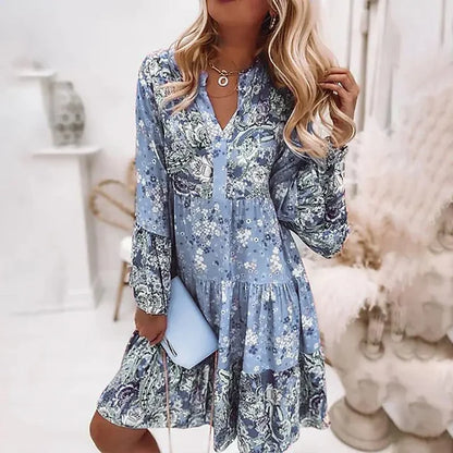 Asley | Vestido Boho Impreso